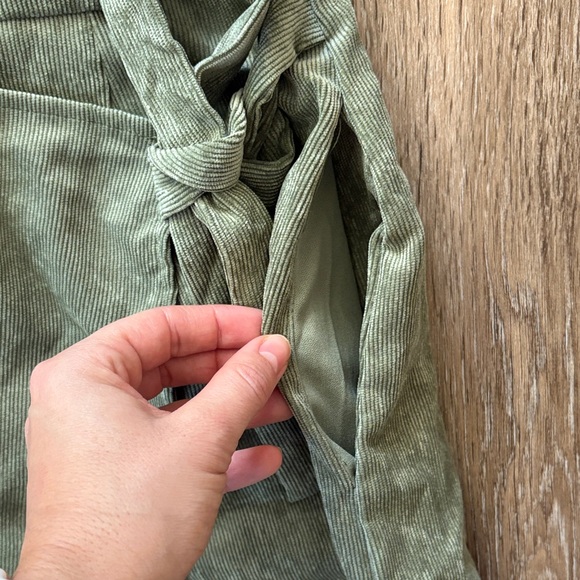 Elegant Olive Green Romper - Picture 5 of 12